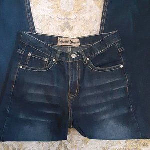 Chams Boys Boot Cut Jeans Size 18
